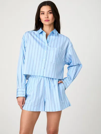 French Connection Lorenzo Stripe Cropped Shirt