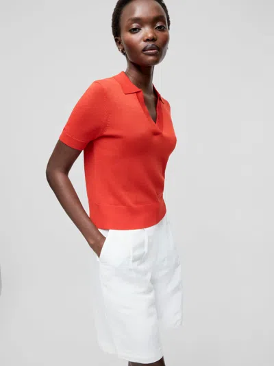 French Connection Sergio Short Sleeve Polo Sweater