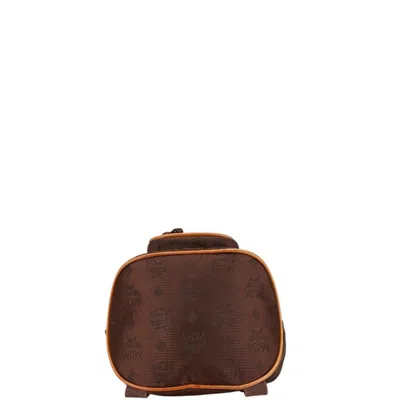 Pre-owned Mcm Brown Nylon Leather Backpack ()