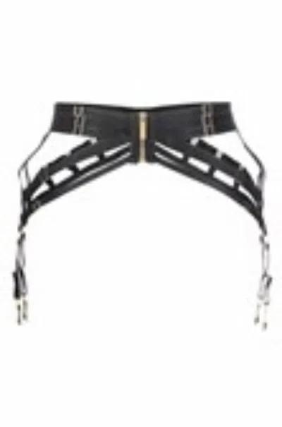 Atelier Bordelle Panel Suspender Underwear Black
