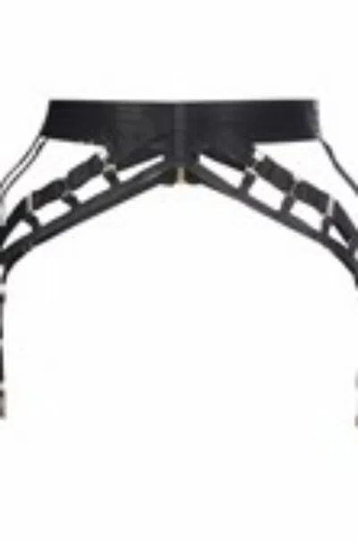 Atelier Bordelle Panel Suspender Underwear Black