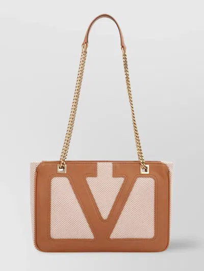 Valentino Small Tote Bag Chain Strap