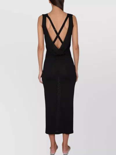 Tom Ford Crisscross Tie Maxi Dress
