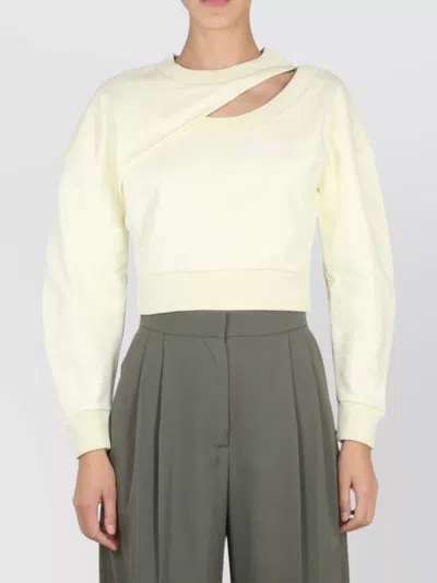 Alexander Mcqueen Logo-embroidered Cut-out Sweatshirt