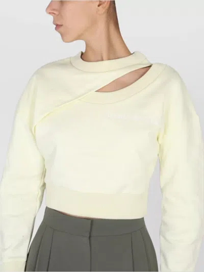 Alexander Mcqueen Logo-embroidered Cut-out Sweatshirt