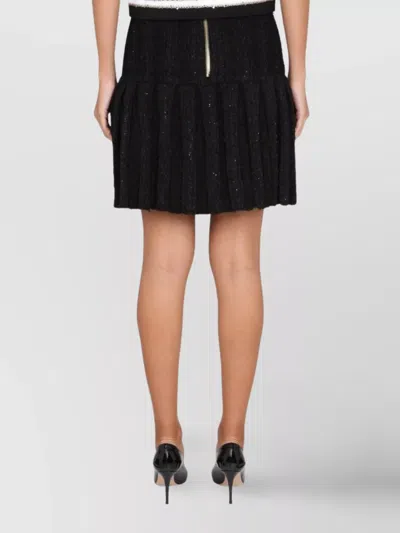 Balmain Skirt With Buttons In Black