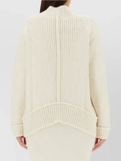 Tom Ford White Alpaca Leather Sweatshirt