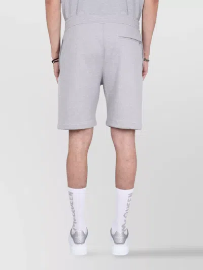 Alexander Mcqueen Alexander Mc Queen Bermuda Shorts With Graffiti Logo Print