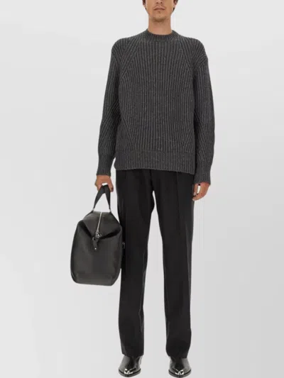 Alexander Mcqueen Ribbed Wool Sweater