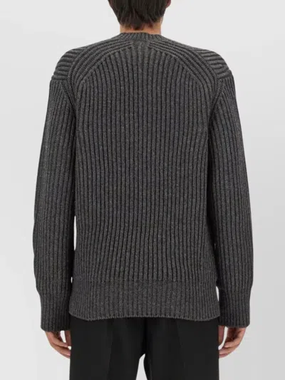 Alexander Mcqueen Ribbed Wool Sweater