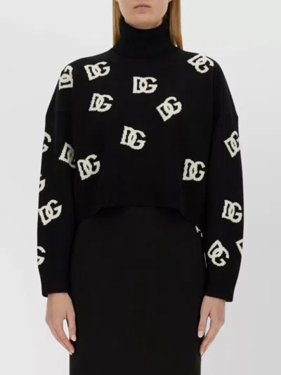 Dolce & Gabbana Intarsia Knit Logo Jumper
