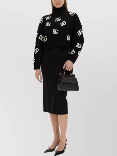 Dolce & Gabbana Intarsia Knit Logo Jumper