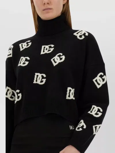 Dolce & Gabbana Intarsia Knit Logo Jumper