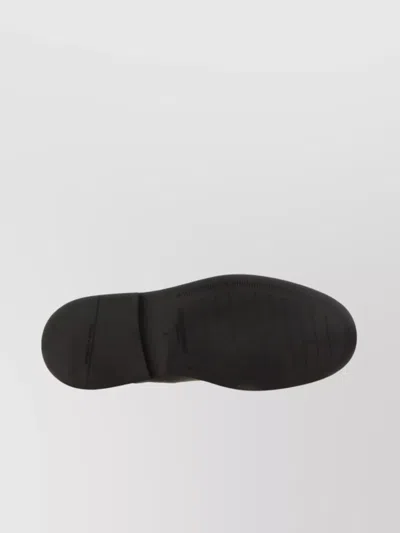 Dolce & Gabbana Black Leather Ankle Boot