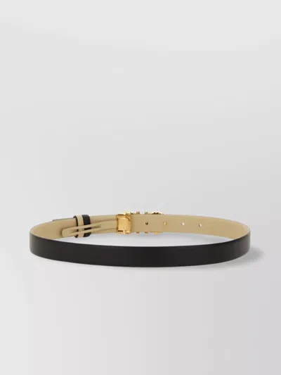 Ferragamo Black Reversible Gancini Belt