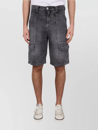 Isabel Marant Gray Timy Cargo Shorts