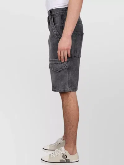 Isabel Marant Gray Timy Cargo Shorts