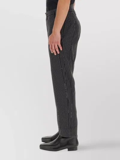 Vivienne Westwood Cropped Trousers Pinstripe Pattern