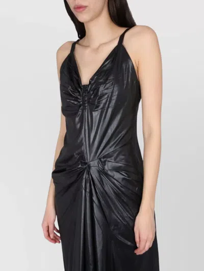 Maison Margiela Synthetic Fibers Dress In Black