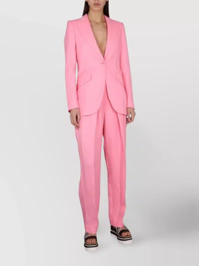 Stella Mccartney Viscose And Linen Single-breasted Blazer