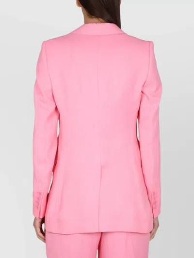 Stella Mccartney Viscose And Linen Single-breasted Blazer