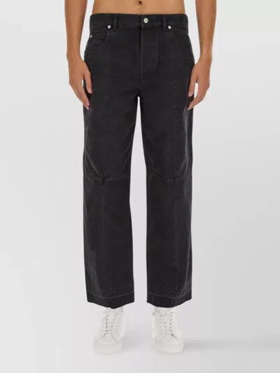 Isabel Marant Jorel Pants Belt Loops In Black