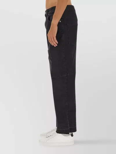 Isabel Marant Jorel Pants Belt Loops In Black