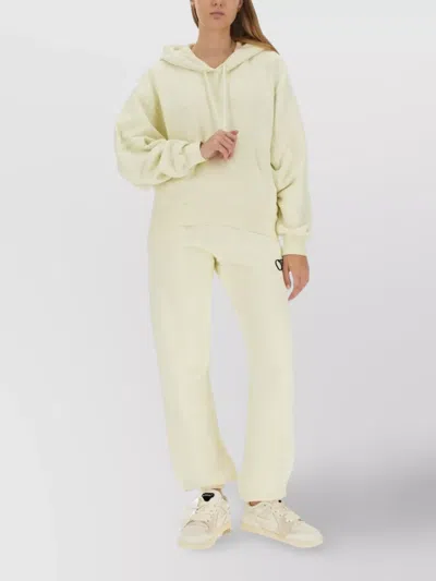 Off-white Logo Hooded Sweatshirt Front Pocket In Gray