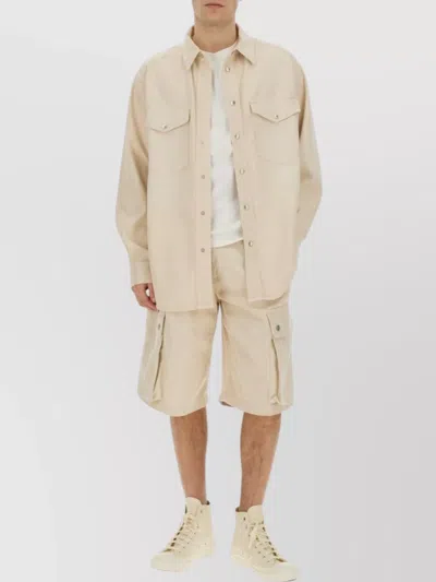 Isabel Marant Knee Length Cargo Pockets Shorts