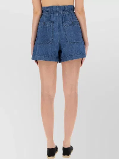 Isabel Marant Étoile "ipolyte" Shorts With Front And Back Pockets
