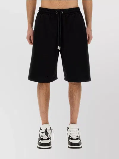 Off-white Logo Bermuda Shorts In Regular Fit In Black