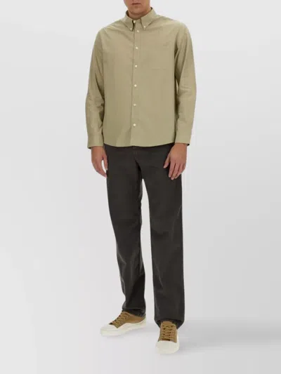 Apc "chuck" Regular Fit Trousers With Elastic Waistband