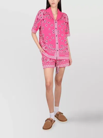 Alanui Bandana Print Shirt With Classic Collar