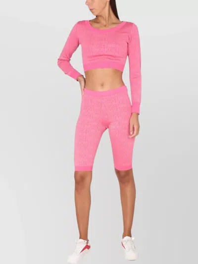 Moschino Couture Short Allover Logo Pullover