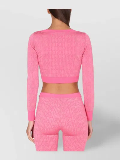 Moschino Couture Short Allover Logo Pullover