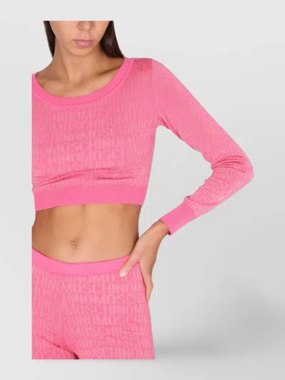 Moschino Couture Short Allover Logo Pullover