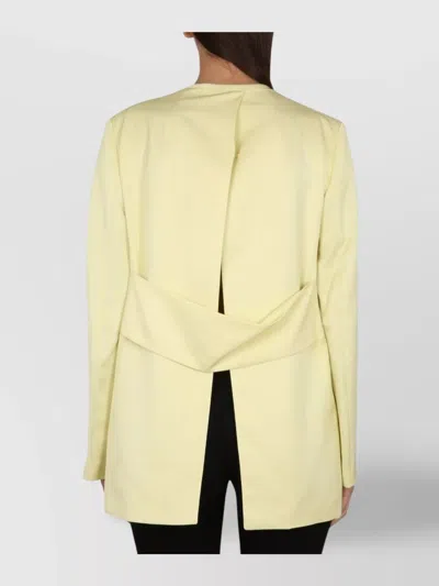 Jil Sander V-neck Jacket With Concealed Closure