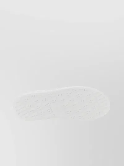 Msgm Glitter Detail Cupsole Sneaker In White