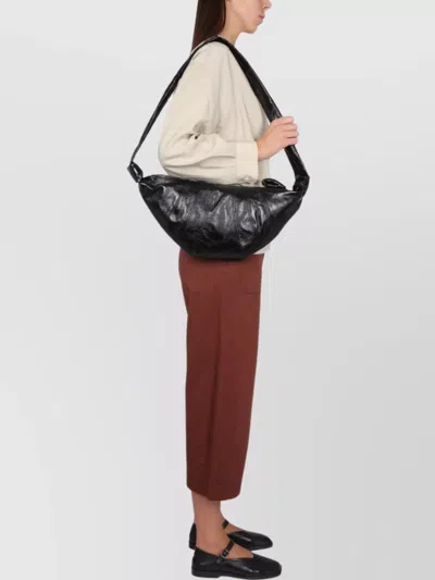 Lemaire Women Cropped Pants In Brown