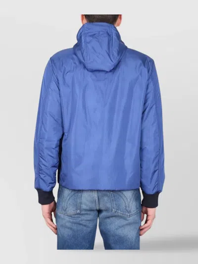 Fay Men Bomber Jacket With Logo In Multi