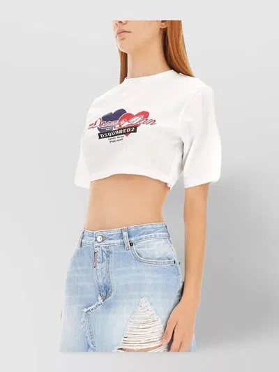 Dsquared2 Dsquared Women Cropped Fit T-shirt