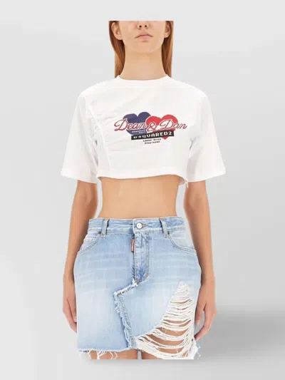Dsquared2 Dsquared Women Cropped Fit T-shirt