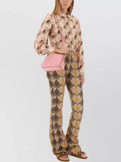 Etro Paisley Print Silk Shirt In Multicolour