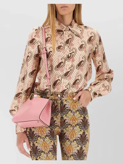 Etro Paisley Print Silk Shirt In Multicolour