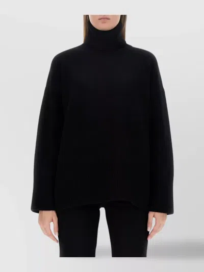 Canada Goose Copal Cashmere-blend Turtleneck Sweater In Black