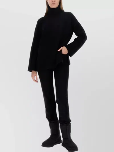 Canada Goose Copal Cashmere-blend Turtleneck Sweater In Black