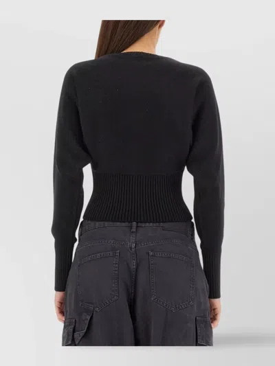 Moschino Peace Symbol Embellished Knitwear With Long Sleeves