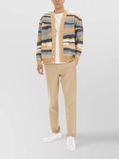 Missoni Wool Cardigan In Multicolor