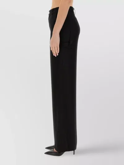 Moschino Jeans Wide Leg Pants In Black