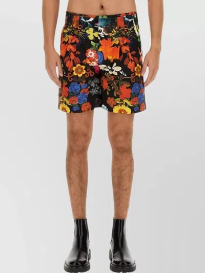 Moschino Multicolored Floral Shorts